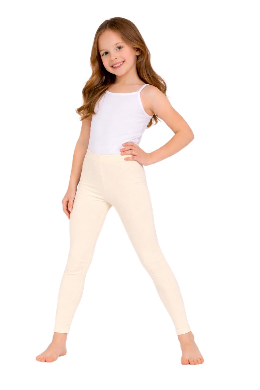 DYCA by Bodycare Girls Solid Cotton Leggings, Casual Regular Fit, Comfortable Leggings for Kids-image-31