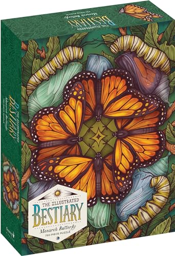 Illustrated Bestiary: Monarch Butterfly (750 pieces)