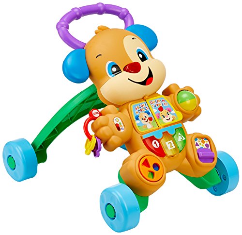 Fisher-Price- Deambulatore Cozino, cagnol, Colore