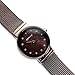 Imagen de BERING 10122-265 Reloj de cuarzo para mujer con caja de acero inoxidable de 22 mm con acabado en oro rosa y esfera marrón
