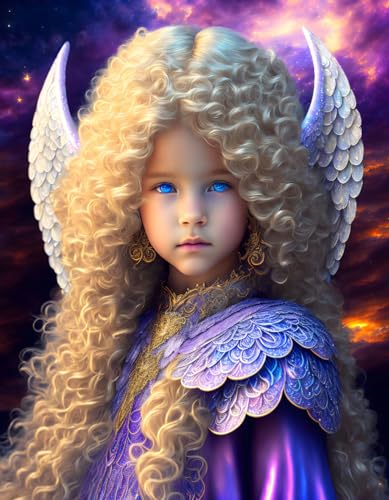 Affiches sur toile de petite fille pour décorer une chambre d'enfant douce