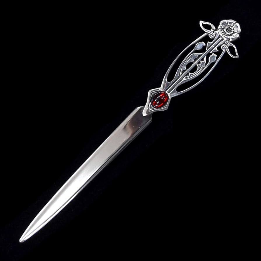 逸品　紙切り　ペーパーナイフ　英国ヴィクトリア期アール・ヌーヴォー　アンティーク Amazon.co.jp: A.E.Williams ペーパーナイフ レターオープナー