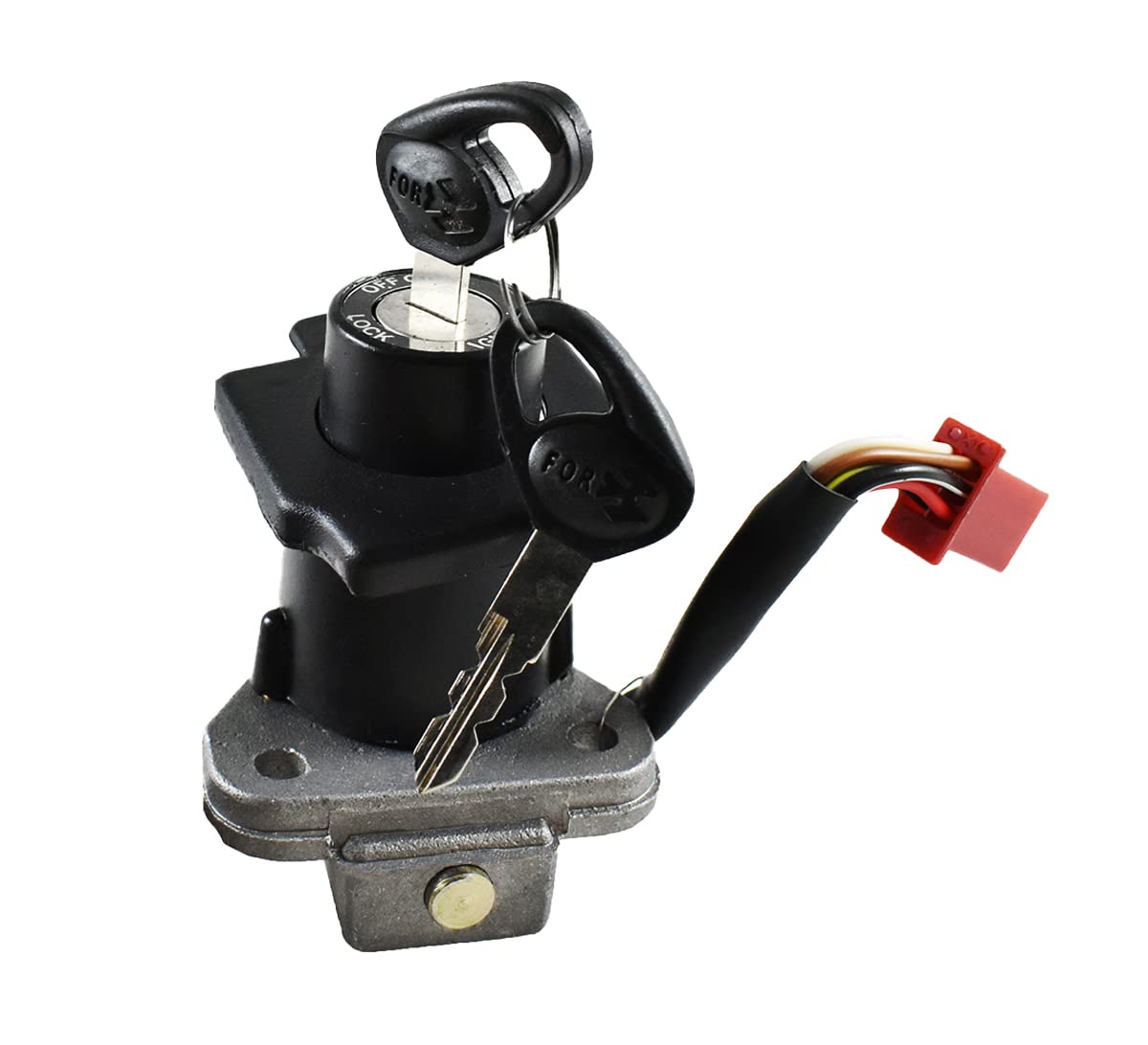 bajaj platina ignition switch lock with keys