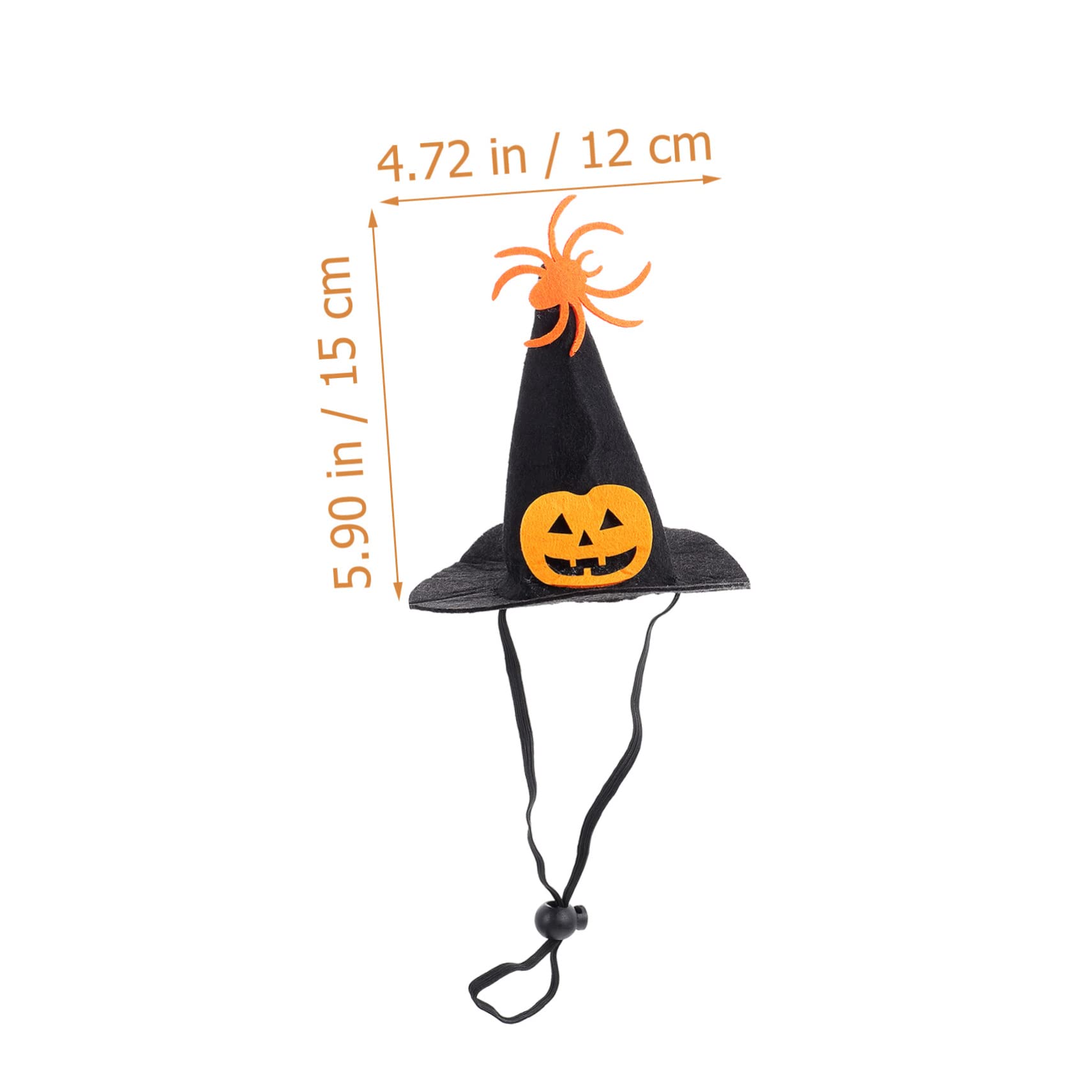 Milisten 5juegos Disfraz De Halloween para Mascotas Sombrero y Pañuelo Vestimenta Divertida para Perro y Gato para Fiestas y Eventos Diseño Cómodo y Transpirable