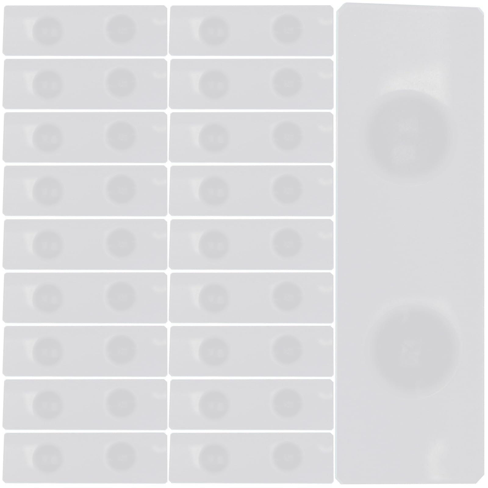 POPETPOP 50 Diapositivas de Vidrio Doble Cóncavo para Laboratorio, para Muestras Acuáticas, Tamaño Estándar, Paquete de 50 Unidades, Accesorio para Microscopio, Uso Científico y Análisis