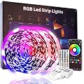 200 FT Led Lights for Bedroom, Music Synchronized Smart Led Strip Lights, Ultra Long with Remote Application Control Bluetooth LED Lights, Color Change RGB Light