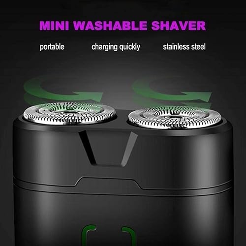 Miniatura 5 de Maquinilla de afeitar eléctrica para hombres, maquinillas de afeitar para hombres mojadas y secas, sin dolor, maquinillas de afeitar eléctricas