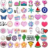 Wholesale Shoe Charms for Girls Teens: 50PCS Different Cute Shoe Decoration Charms, Shoe Charm, Charms for Shoes Bracelet Wristband Party Favors Gifts Boys Kids Adults