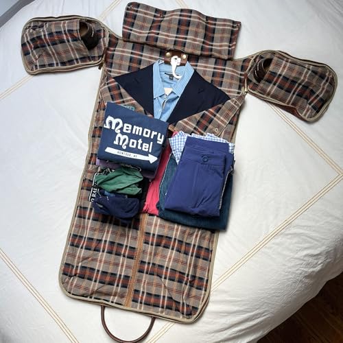 Convertible Full Grain Leather Garment Duffle Bag - Floto Roma3