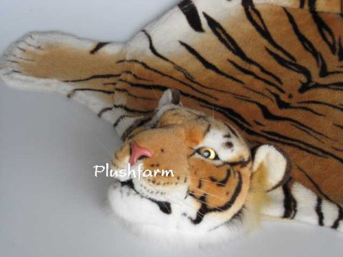 Plüsch Tigerfell - Bettvorleger - 110 cm