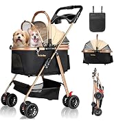 犬用ペットカート グレーとイエロー Amazon.co.jp: 【日本企業】 SAMONIC ペットカート 犬 分離型
