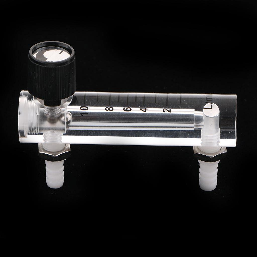 1-10Lpm Tube Type Oxygen Flow Meter Flowmeter Regulator with Valve,Measuring and Controlling AirCollectibles-picture-15