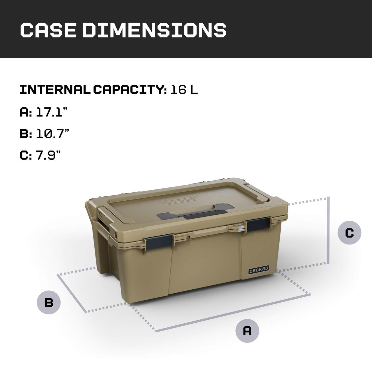 Amazon.co.jp: DECKED Sixer 16 D-co Case - Desert Tan : Automotive