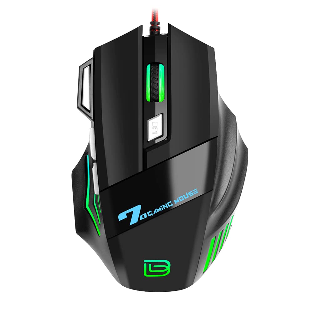 Amazon.in Buy G5 Wired Gaming Mouse RGB Gaming Mouse 7 Keys Ergonomic Mice 4Gear Adjustable