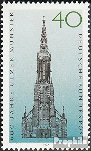 Prophila Collection FRD (FR.Germany) 937 (complete.issue.) FDC 1977 ulmer munster (Stamps for collectors)