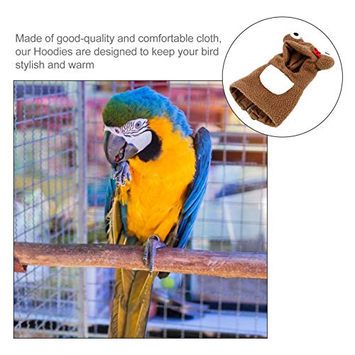 UKCOCO PÃ¡ssaro VÃ´o Terno Papagaio Roupas de Inverno LÃ£ Quente Fraldas de PÃ¡ssaro Fraldas Papagai