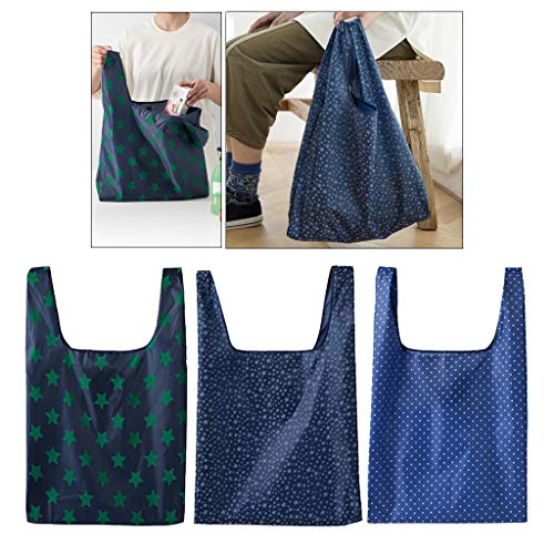 Bolsa de supermercado grande reutilizável 3X da menolana à prova d'água leve