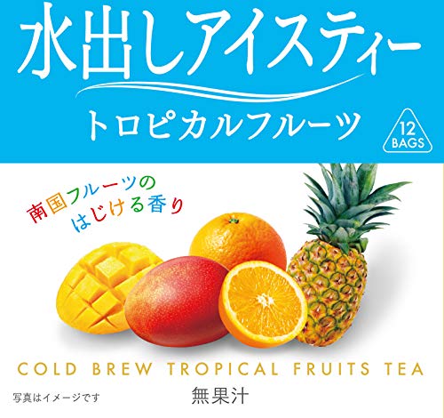 日東紅茶 水出しアイスティートロピカルフルーツTB 12袋×4