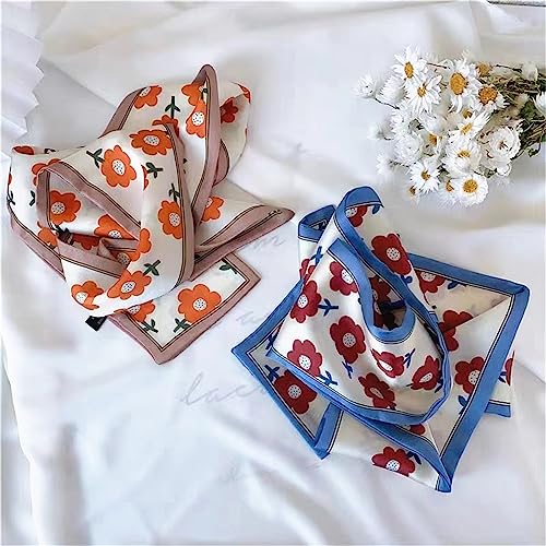 QTMY 2 Pack Purse Scarf for Bags Silk Head Scarf for Hair Handbag Women Scarfs Band Hair Neck Scarves Fashion Gifts,062