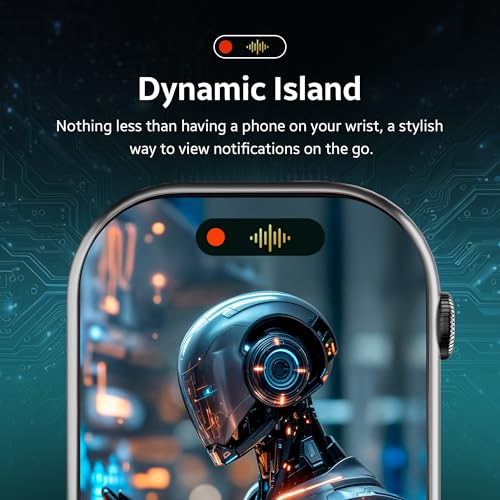Image of CrossBeats Nexus 2.01 inch Super AMOLED Display Smart Watch with ChatGPT-Powered| Dynamic Island| 5.3 Bluetooth Calling Smartwatch| Always on| in-app GPS| 60 Hz Refresh Rate | AI Health Tracker -(Black)