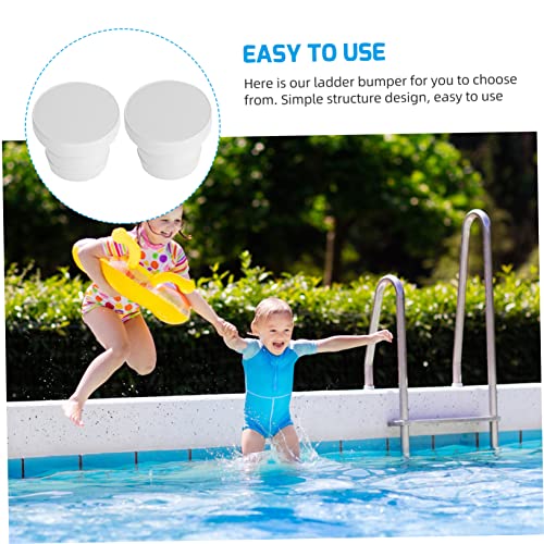 Par de tapones de goma para escalera de piscina, antideslizantes miniatura 7
