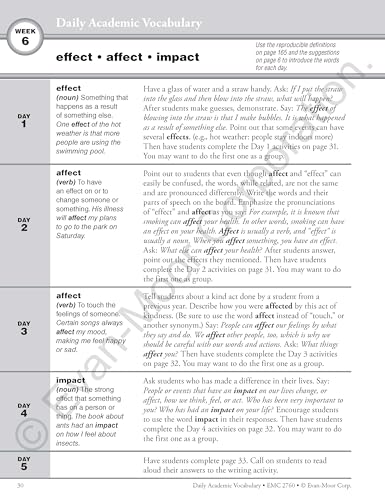 Daily Academic Vocabulary, Grade 4 Teacher Edition - Image 4