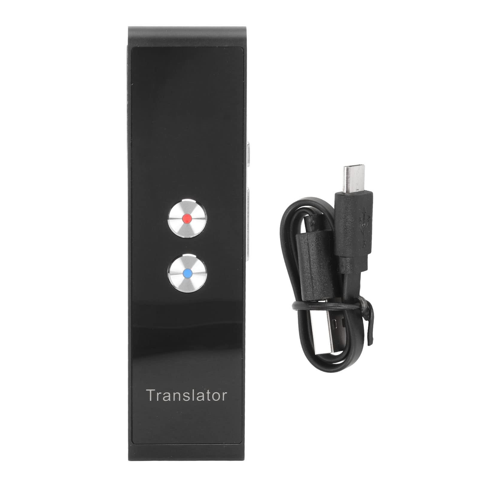Dispositivo di Traduzione Vocale in Lingua Bluetooth, Traduttore di Lingua Bidirezionale Istantaneo Portatile, Supporto per Dispositivo di Traduzione in 96 Lingue
