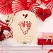 Valentine DIY Footprint Wooden Decoration, Hospital Birth Announcement Signs, Footprint Milestone Sign, My First Valentine's Day (Roses Valentines Day Footprint)