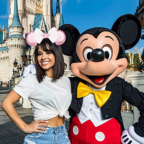 fanyity mouse ears sequin mouse ears headband for girls women halloween birthday party