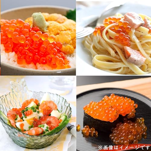 尾張まるはち いくら醤油漬け 鮭卵 冷凍 国内加工 500g (250gx2P) の商品画像 6