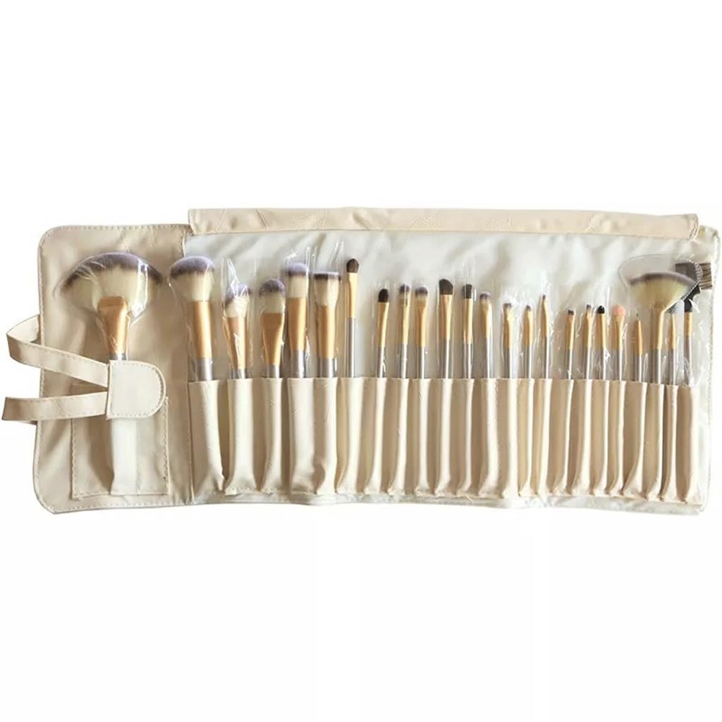 Pinceles de maquillaje profesional en set de 24 piezas de belleza