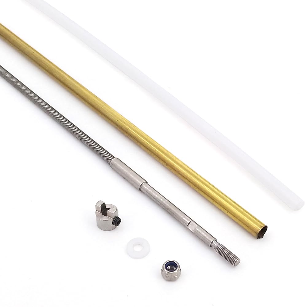 Zdalnie sterowana łódka RC elastyczny wałek 3.175mm 1/8 "34.5cm CW CCW Flex-Cable do łodzi motorowej RC MONO VEE katamaran wodnosamolot(1 set RH and 1set LH)