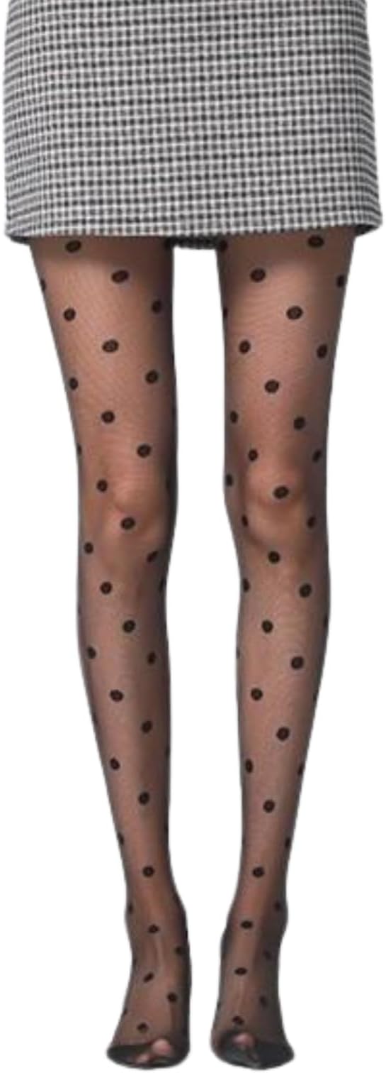 2 Pack Stockings Depot Women Sheer Nylon Tights fashion tight Pantyhose with Seamed Back, One Size