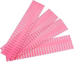 درج منظم من البلاستيك، بتصميم تركيبي، متعدد الألوان، مصنوع من البلاستيك غير السام، مقسم إلى 6 شرائح لتنظيم القرطاسية والمكياج