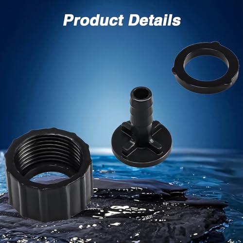 Image of 2PCS Outboard Joint Assembly Flush Hose Adapter Compatible with Yamaha Outboard 150HP 175HP 200HP 225HP 300HP Replace#: 6R3-12580-00-00