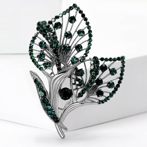 Image of Calla Lily Brooch for Women Enamel Calla Lily Lapel Pins Jewelry Gifts for Mom Wife Elegant Dress Accessories