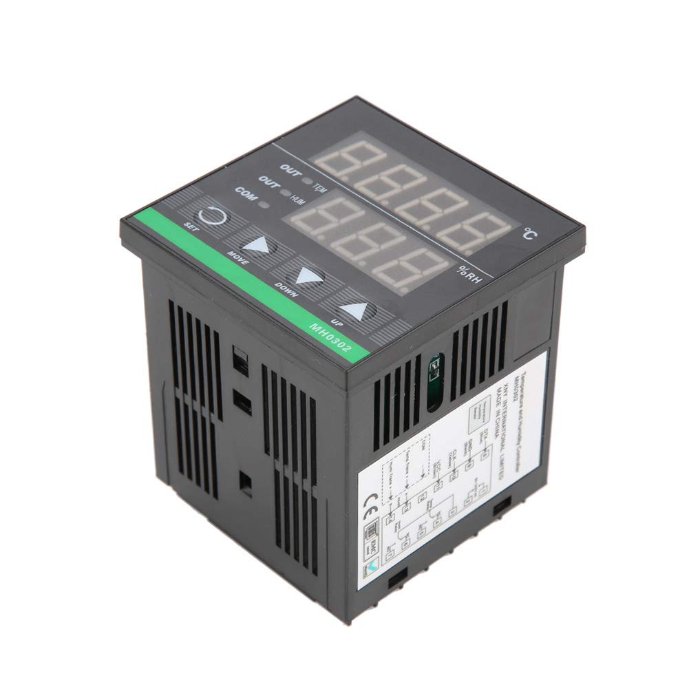 Controlador Digital de Temperatura y Humedad Sensor de Alta Precisión Montado en Panel para Uso Industrial