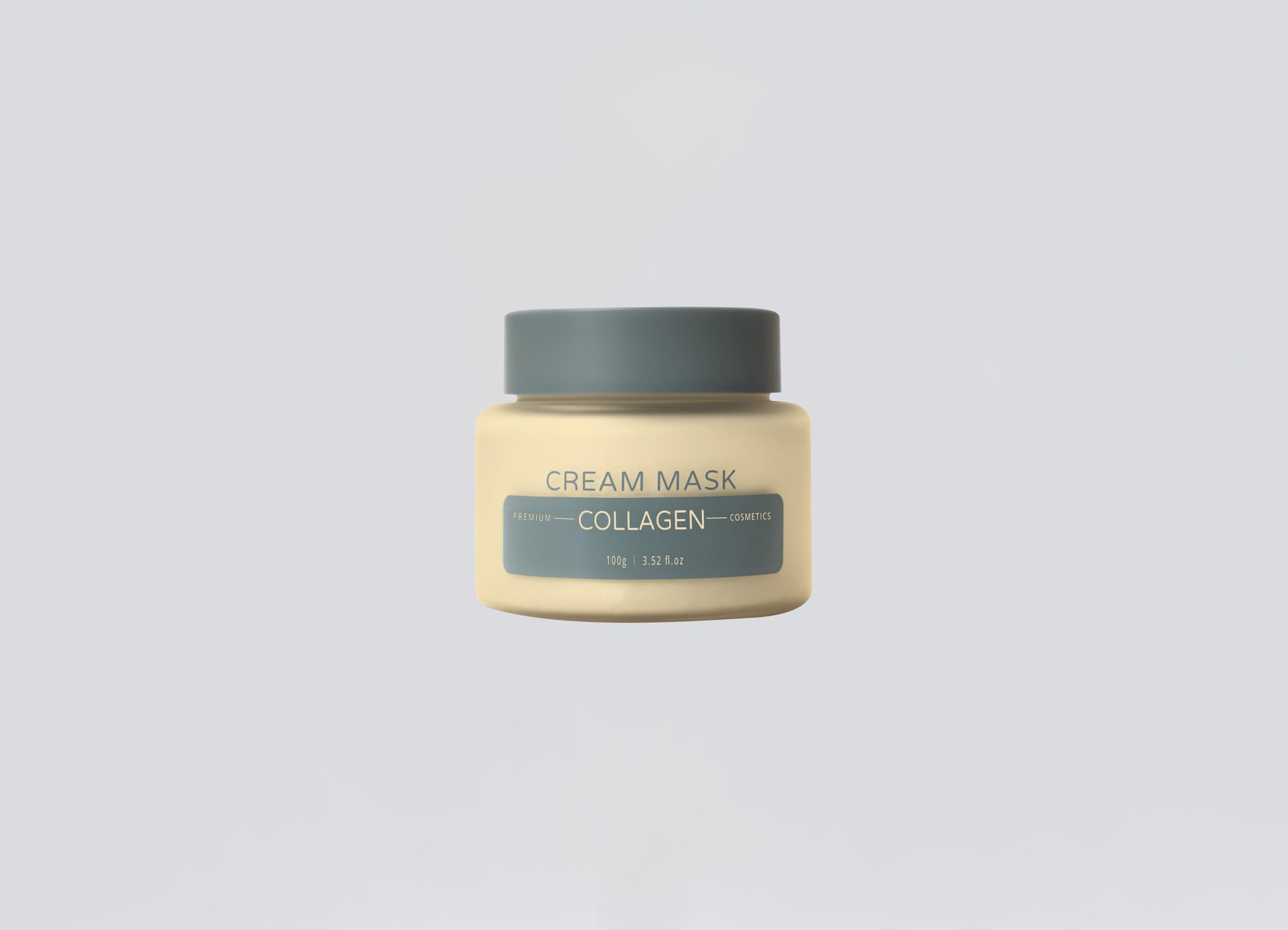 Yu.r Cream Mask Collagen – Regenerierende Tonerde - Maske mit Kollagen & Schneckenschleim - Glättende K-Beauty Pflege, 100g