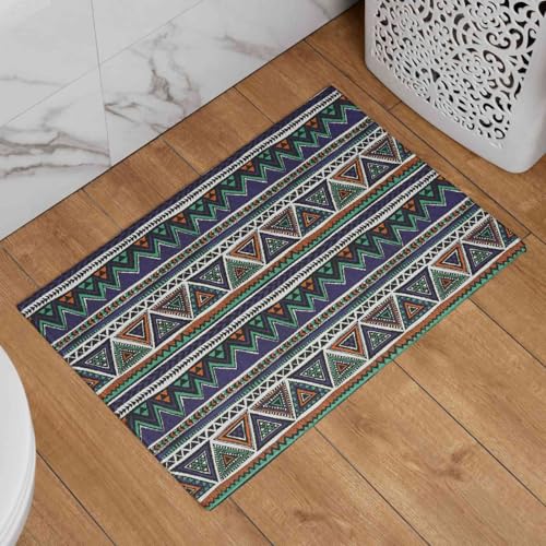 Tapis salle de bain absorbant en flanelle douce CEVAN 50x80 - 4