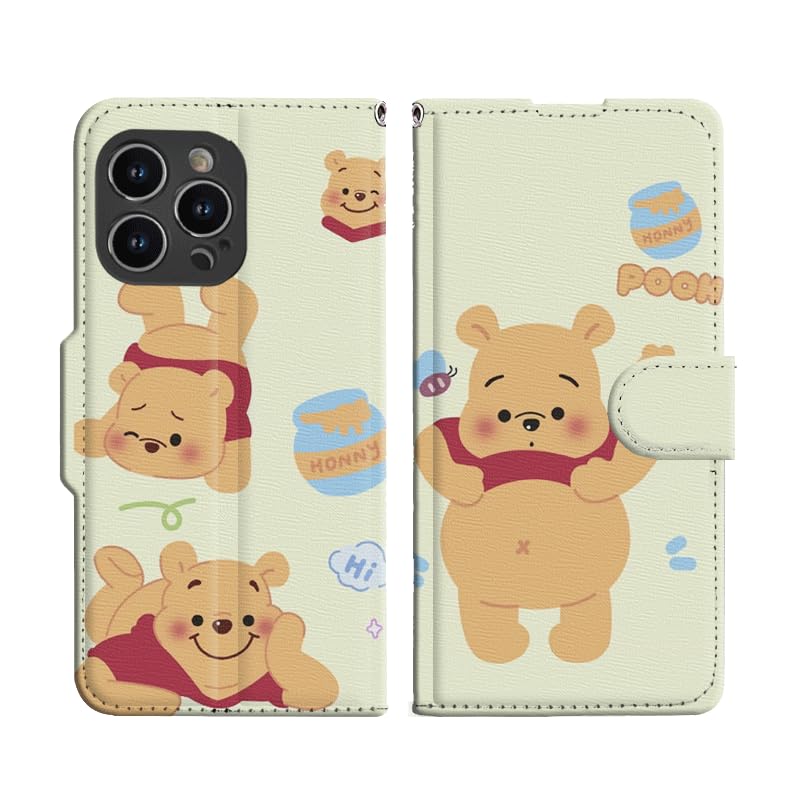 Amazon.co.jp: プーさん スマホケース iphone16 ケース 手帳型