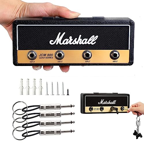 Bogoro Marshall Llavero Montado en la Pared, Marshall Colgador Llaves Pared, Marshall Key Holder, Jack Rack 2.0 JCM800...