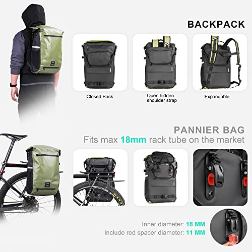 Rhinowalk 22L Waterproof Bike Pannier