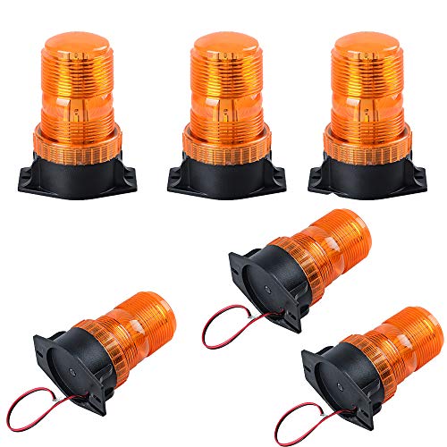 Astra Depot 30 LED Amber Forklift Beacon Strobe Light Safety Warning Flashing Lights for 12V-24V Mower, ATV, Trucks, Tractor, Golf Carts, UTV, Cars, Bus