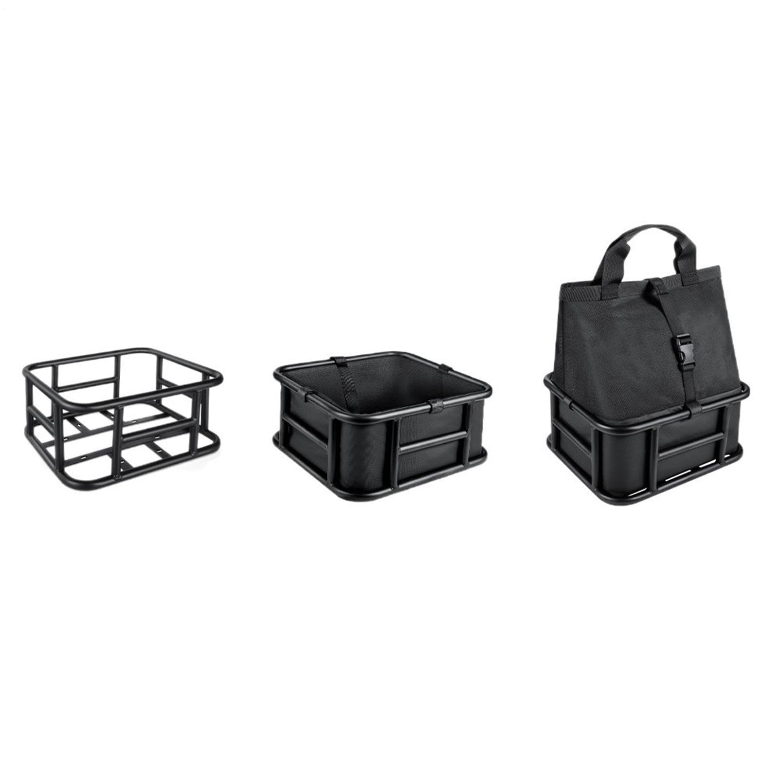 Tylny kosz rowerowy | ze zdejmowaną wkładką - Kosz na bagażnik rowerowy | do jazdy na rowerze na świeżym powietrzu Podróże piesze wycieczki kempingowe