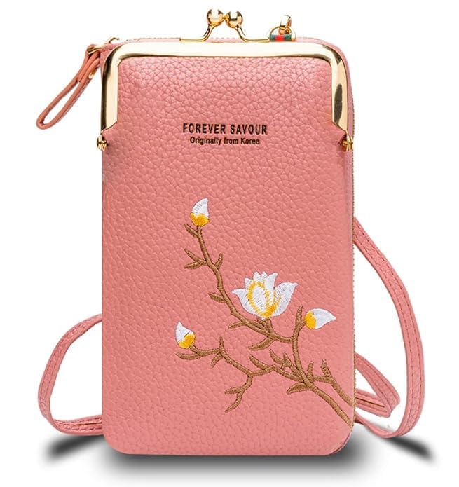 Pravyta PU Womens Mobile Cell Phone Cash Card Holder Cross-Body Sling Bag Girls Small Hand Wallet (B0CQXN3HSL) Amazon Price History, Amazon Price Tracker