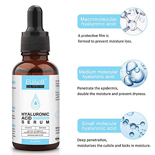 Hyaluronic Acid Serum -(2Pack) Anti-Aging, Moisturizing Wrinkle Serum For Erasing Fine Lines And Wrinkles Soft Hydrating Easy Absorption Anti Aging Serum #TOP5