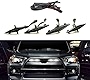 Miytsya Pack-4 Led Lights Kits with Fuse and Instruction, Center Grid Decorative Lights Compatible with Toyota 4Runner, Front bumper light for Toyota 4Runner (White)