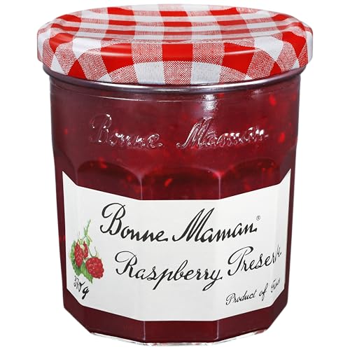 Image of Bonne Maman Raspberry Preserve, Marmalade Fruit Jam, 13 oz / 370 g