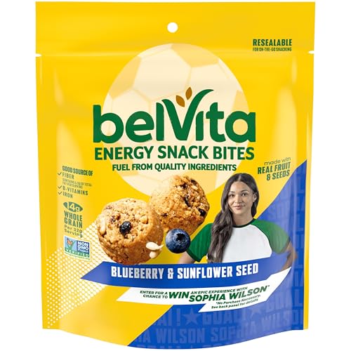 belVita Energy Snack Bites, Blueberry and Sunflower Seed, 5 oz