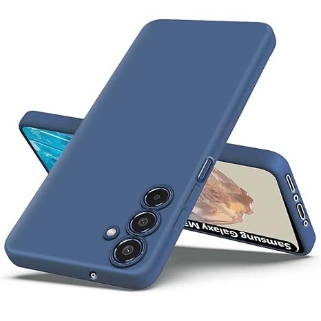 Fashionury Back Cover for Samsung Galaxy M35 5G | Camera Bump Protection | Matte Soft Silicon Flexible | All Side Shock Proof Rubberised Back Case...